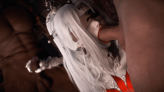 [3D/动态/VAM] Szyca:宁红夜-霜天红叶 白丝长腿御姐3P激情爆肏 [1.2G]-2.gif