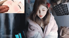 [Stripchat]大胸萌妹微胖少女「Many-yiyi」偷偷在大学宿舍边看成人动画边用跳蛋自慰.gif