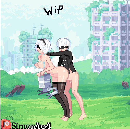 [2D动画/像素/无修][sim0n404] 射爆像素同人动画合集 2B+素晴日+赛博朋克边缘行者等 [786M/UC]-3.gif