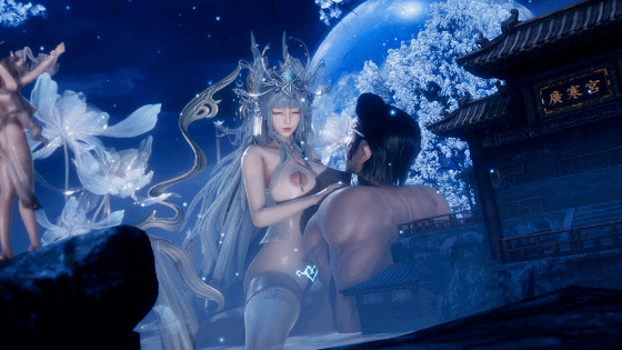 [3D/无修/CV] Elarbaby:D42 嫦娥&玉兔 性感女神姐妹花强制榨取精华 [4.4G]-6.gif