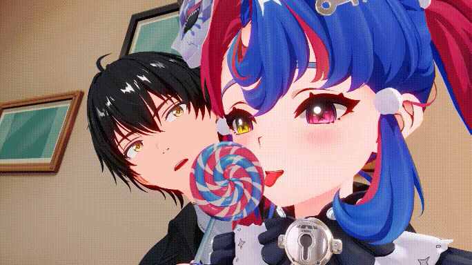 [MMD]煌めく星 3月15星铁 大小黑塔 + 鸣潮 洛可可 1080p[301m/U夸迅]-9.gif