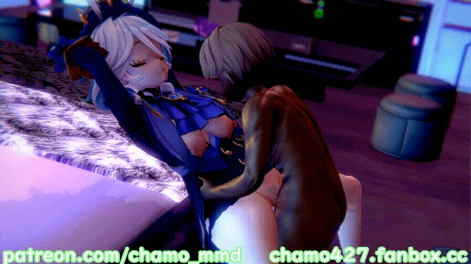 [MMD]chamosan 3月12NTR 流萤/胡桃/芙宁娜 3部 合15分 1080p[689m/U夸迅]-7.gif