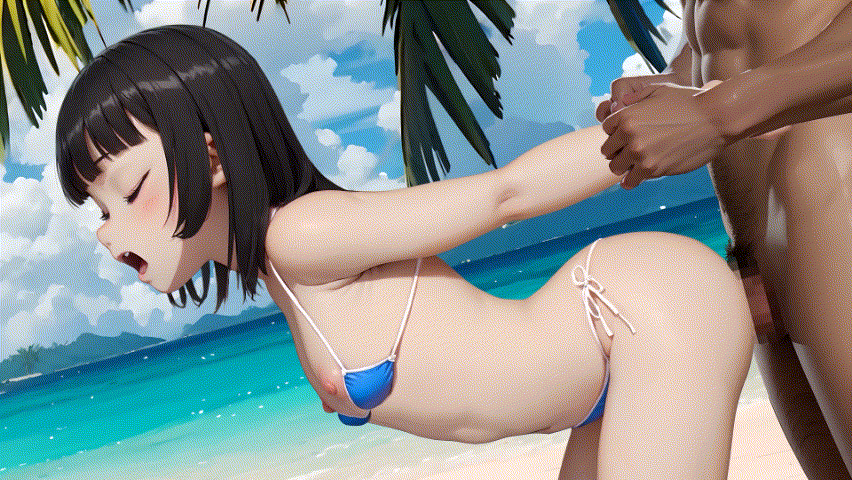 [2D][AI生成][ぬるぬるアニメ] つるぺたJ〇セックス島〜教え子20人とハメ撮り合宿〜 [9.95G]-5.gif