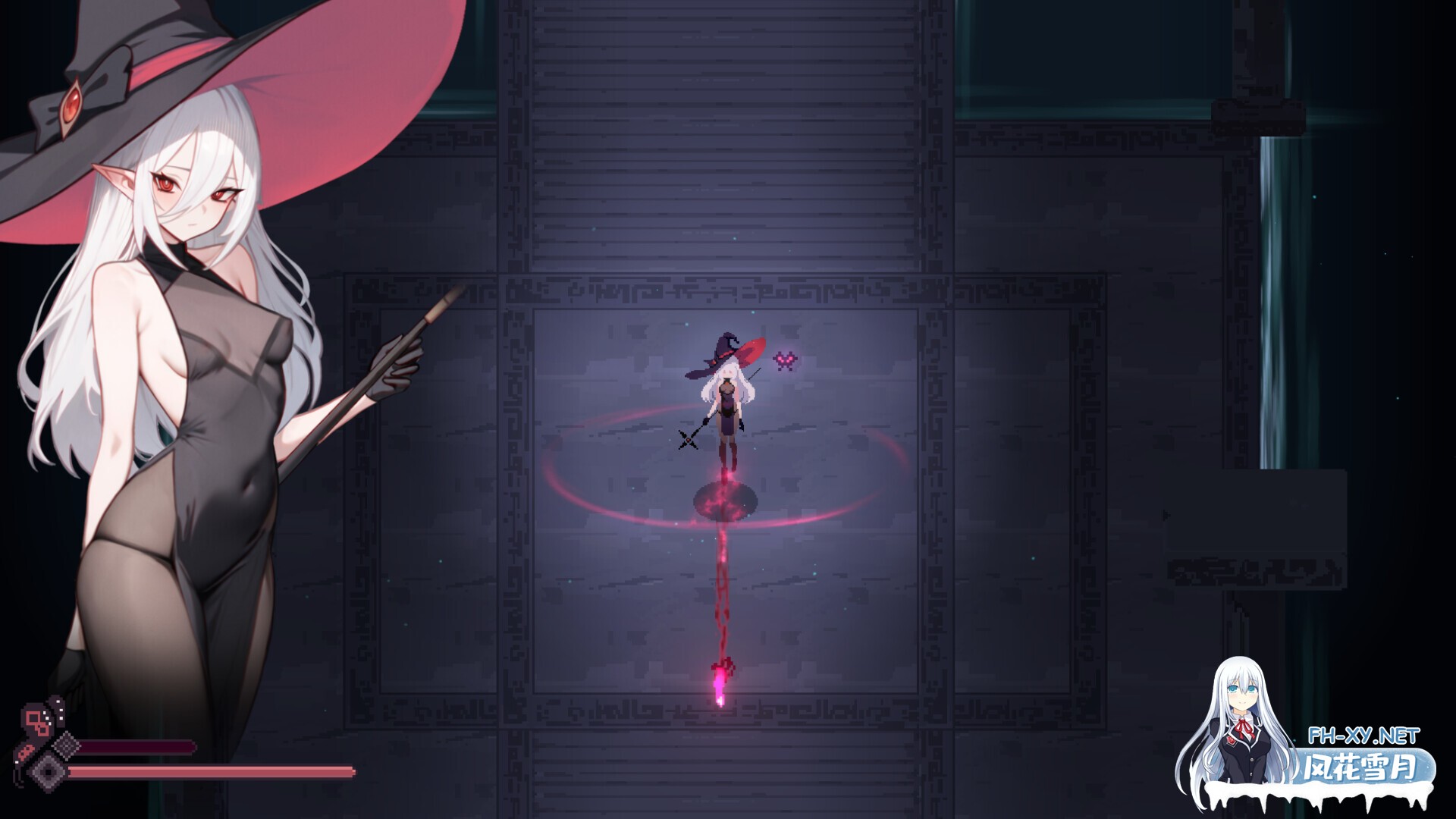[ACT/动态/更新/口交/触手/像素/谷歌机翻]魔女的地牢/魔女のタンジョン/Witch's Dungeon[Ver1.3.14 2025.4.9][PC/1.90G]-1.jpg