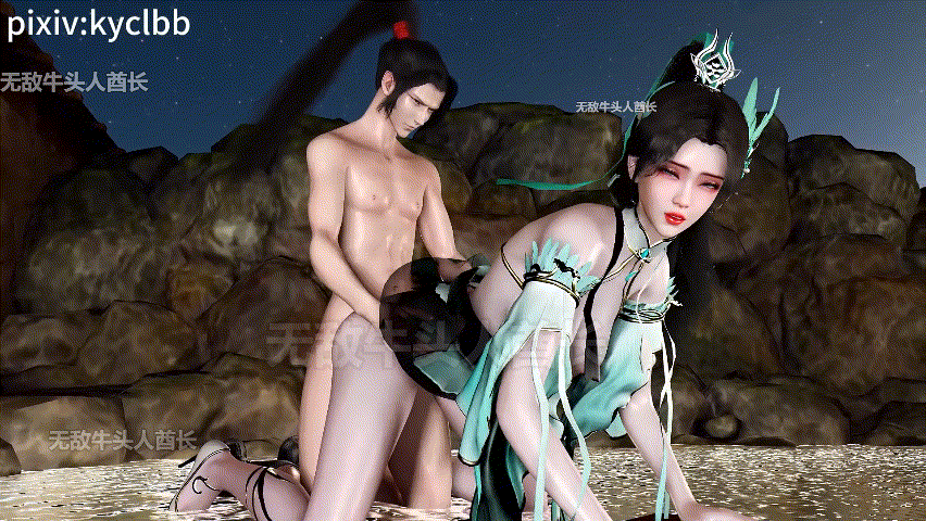 [3D同人/全动态/VAM][神龙TV] 萧薰儿 反差碧池嫩汝狗趴后入 [730M]-2.gif