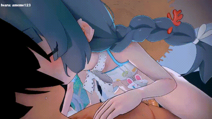 [MMD]蔚蓝档案 宫子x美游~SRT老师争夺战 1080p CV日配[275m]-3.gif