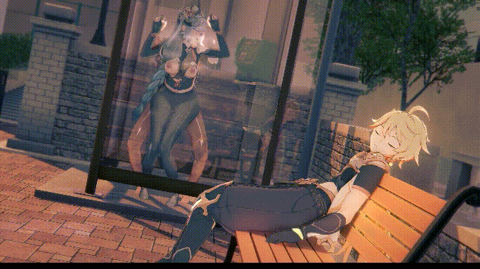 [MMD]原神寝取NTR日记4部~黑丝裤袜 刻晴甘雨/申鹤/夜兰/克洛琳德 1080p 有CV[1.28g]-19.gif