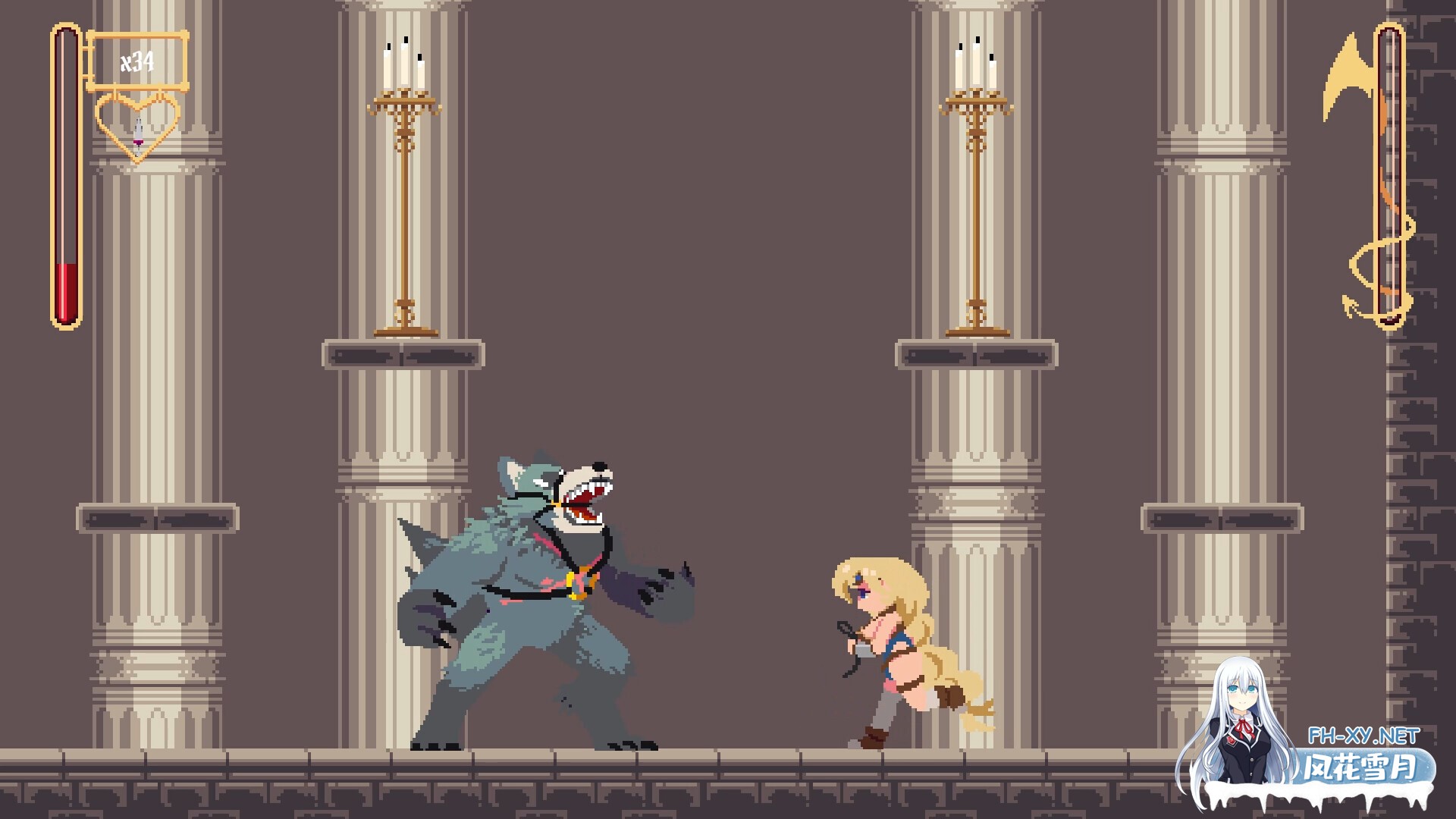 [ACT/像素/巨乳/乳交/2D/STEAM官中]瓦尼亚城堡/Castelo da Vania/Castle of Vania[PC/890M]-7.jpg