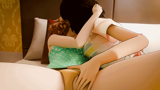 [3D/无修/CV]AmateurThrowaway ：夜一+碎蜂+新岛真+奥村春 [545.3MB]UC-4.gif