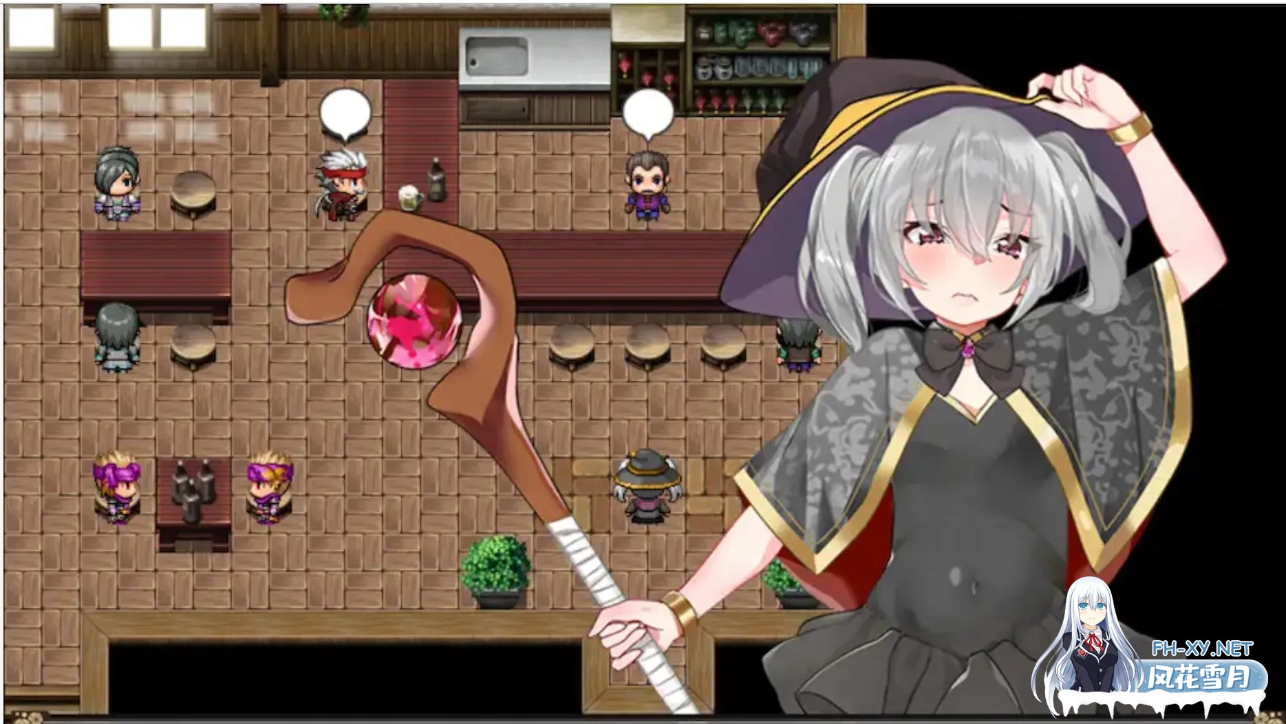 [日式RPG/AI汉化/PC+安卓] 催银魔女～傲慢女巫的孤独之旅 催银の魔女〜生意気ウィッチのひとり旅 AI汉化版 [440M/新作]-1.jpg