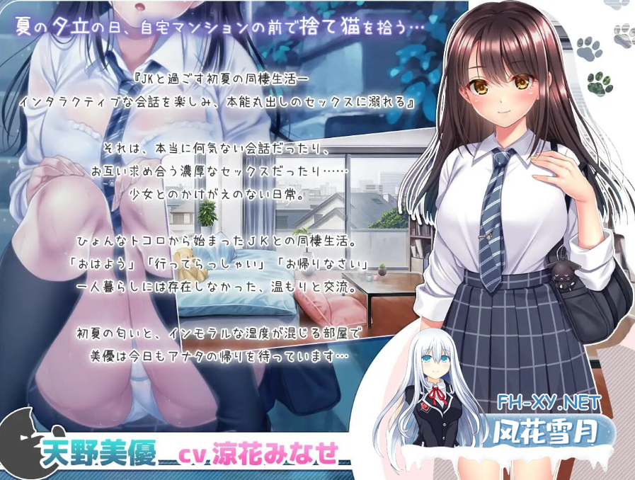 PC推荐[JK同居调教养成SLG]与流浪猫少女的生活 CAT Girl Sweet Days AI汉化版[2.6G]百度/迅雷/夸克/UC-5.png