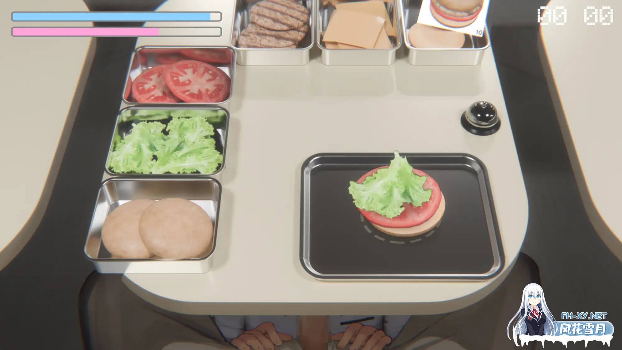 [SLG/DL官中/萝莉/制服/口交][RJ01553775/幻夢劇場シャルロッテ社团]汉堡店的四夜～边吃汉堡边被吃的迷你游戏～/Four Nights at the Burger Shop ～ハンバー...-2.jpg