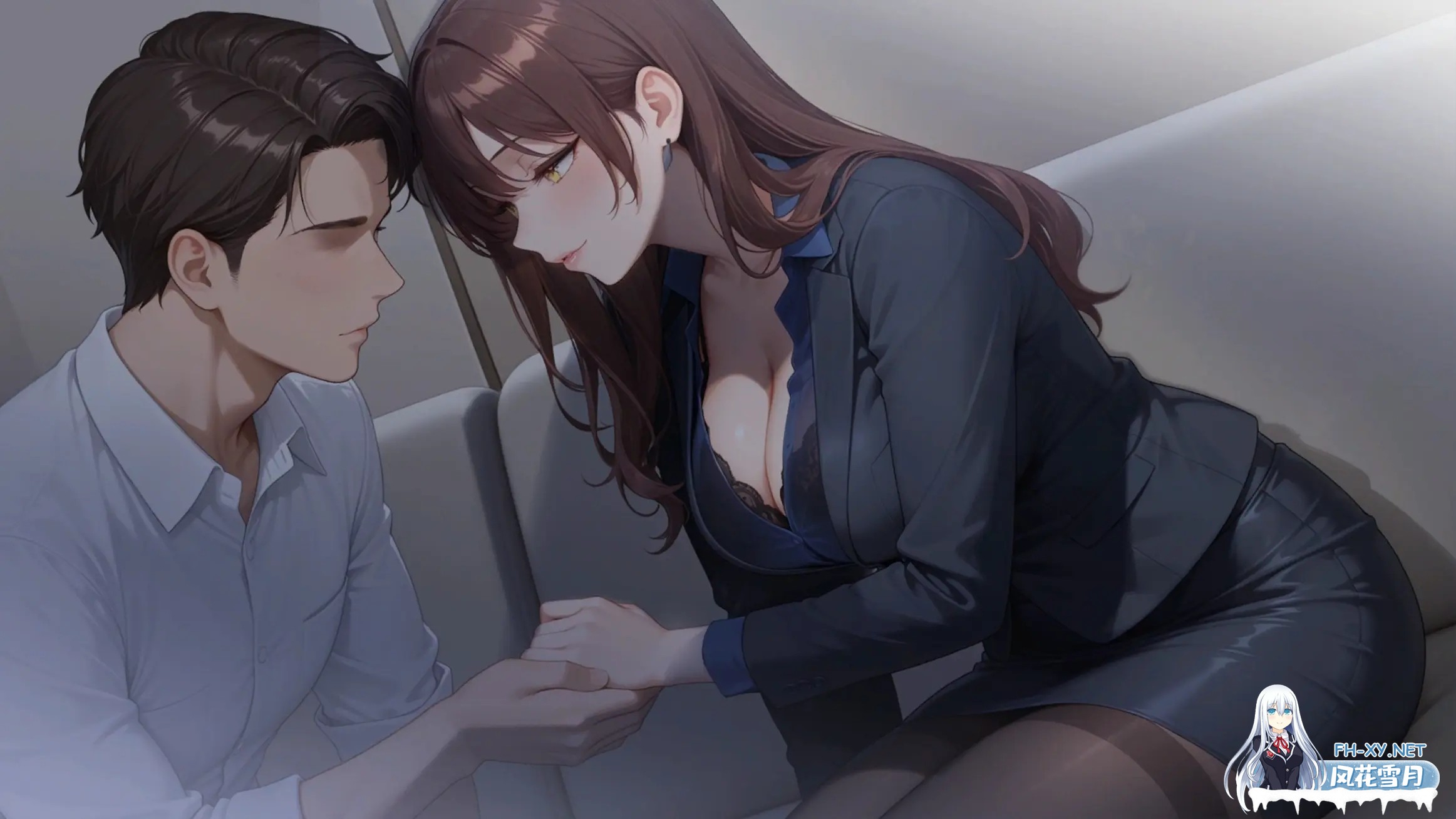 [日系SLG/官中/多结局/PC]秘密特权 女总裁的私密助理  禁断のオーバータイム : 昼は秘書、夜는愛玩v1.0.2 官方中文版[474M]-2.jpg