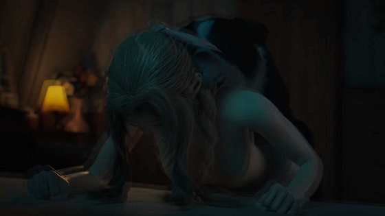 FallenCaelus 2月新作：爱丽丝 性感女神失恋被狗狗乘虚而入侵犯中出[3D/NTR/CV]-5.gif